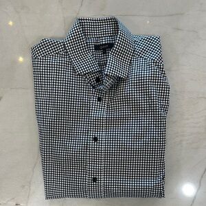 Brand New Men’s Quince Black and White Gingham Men's Shirt